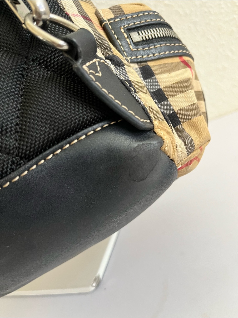 Burberry check small backpack - Picture 7 of 14